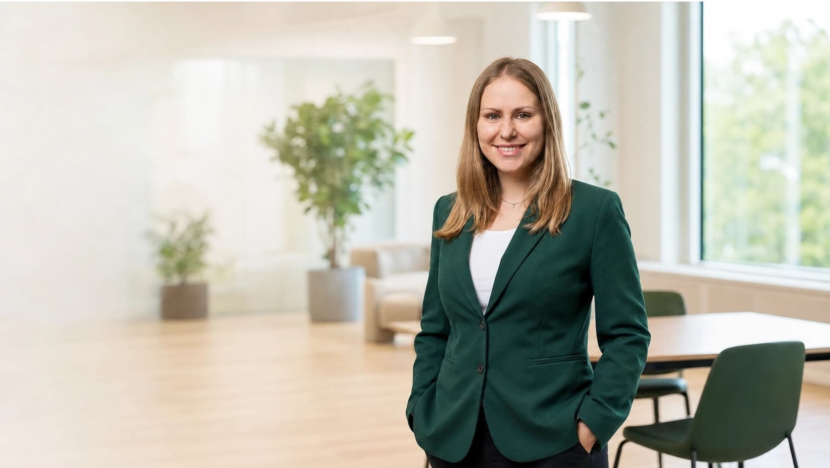 Beraterin im Büro